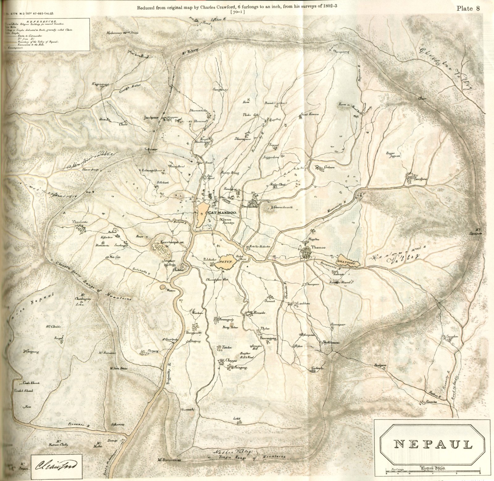 1803 Catmandu Nepal by Crawford