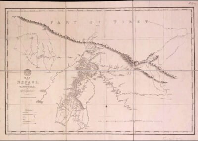 Map of Nepaul (Nepal), with the Routes &c. of Capt. Kirkpatrick