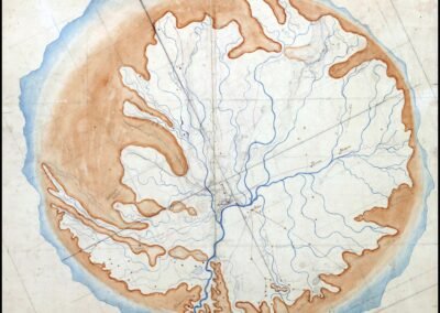 Radial representation of the Kathmandu Valley – 1860
