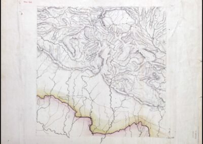 Nepal and Adjacent Areas manuscript map – 1860