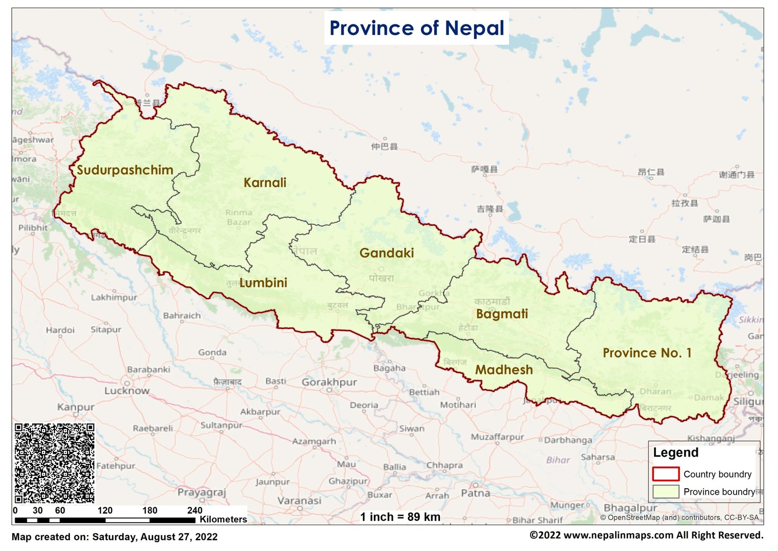 Provinces Maps Of Nepal