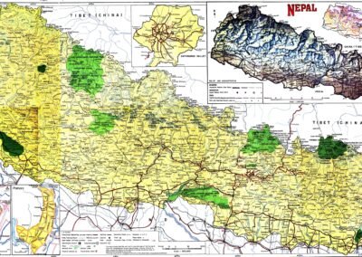 Physical / Administrative map of Nepal