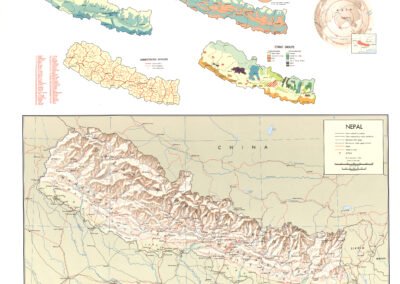 Thematic map of Nepal – 1968